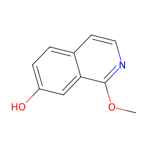 1-甲氧基异喹啉-7-醇结构图