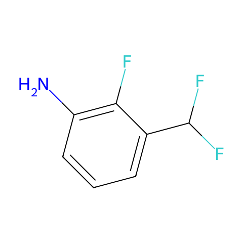 3-(Difluoromethyl)-2-fluoroaniline结构图