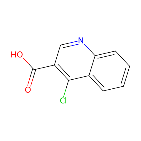 4-Chloro-quinoline-3-carboxylic acid结构图