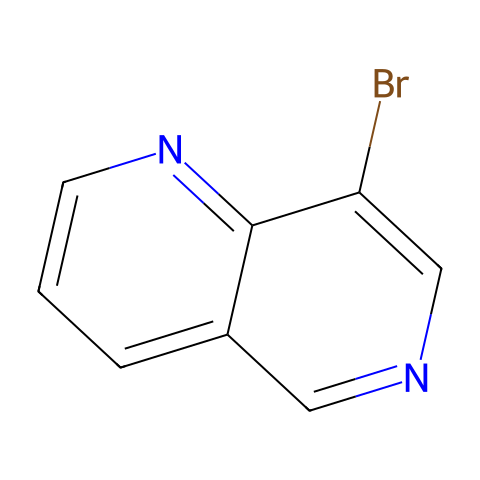 8-溴-1,6-萘啶结构图