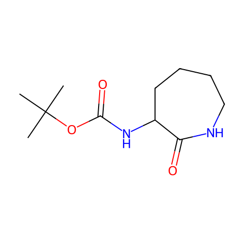 3-N-Boc-氨基氮杂环庚-2-酮结构图