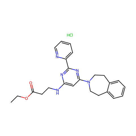 GSK-J4 HCl结构图