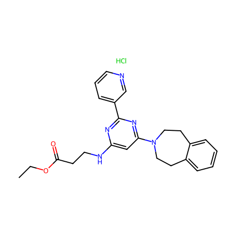 GSK-J5 hydrochloride结构图