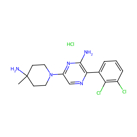 SHP099 hydrochloride结构图