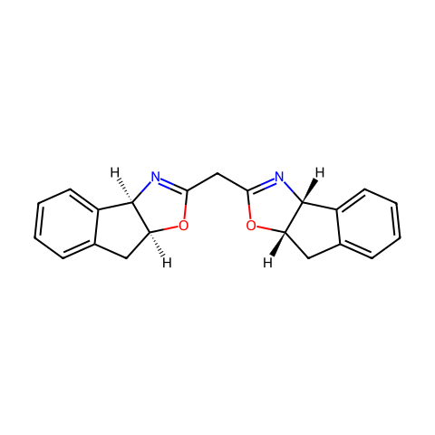 (+)-2,2'-亚甲基双[(3aR,8aS)-3a,8a-二氢-8H-茚苯[1,2-d]并噁唑结构图