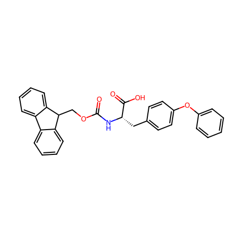 N-FMOC-O-PHENYL-L-TYROSINE结构图