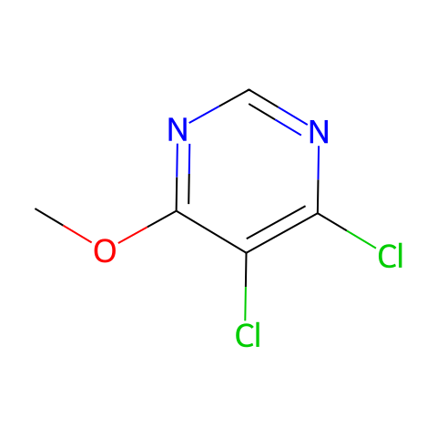 4,5-Dichloro-6-methoxypyrimidine结构图