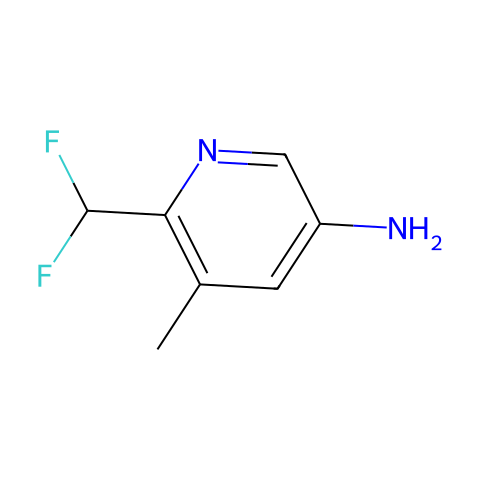6-(Difluoromethyl)-5-methylpyridin-3-amine结构图