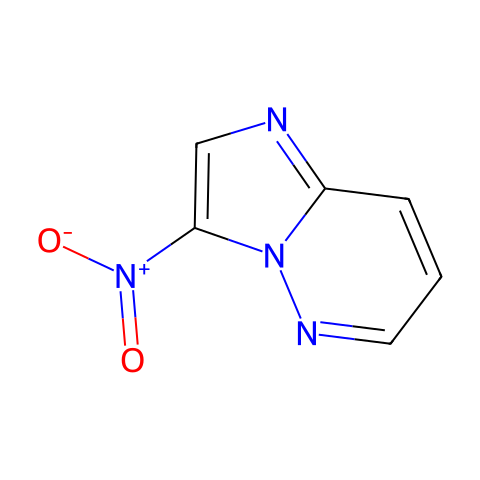 3-硝基-咪唑并[1,2-B]哒嗪结构图