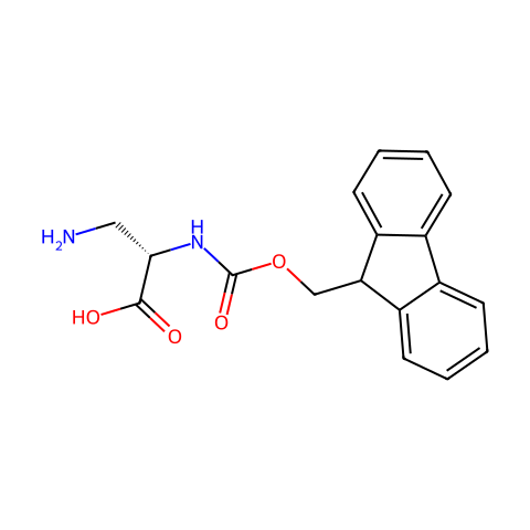 Nα-Fmoc-L-2,3-二氨基丙酸结构图