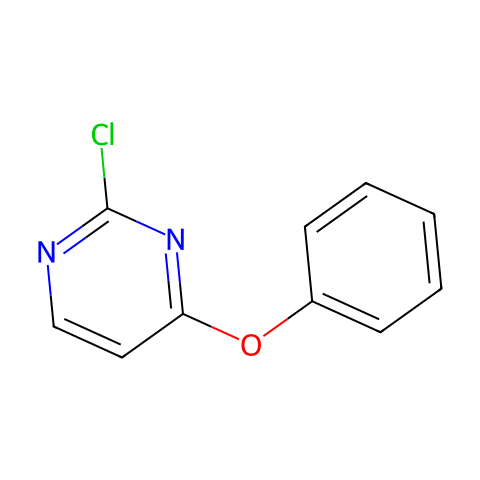 2-氯-4-苯氧基嘧啶结构图
