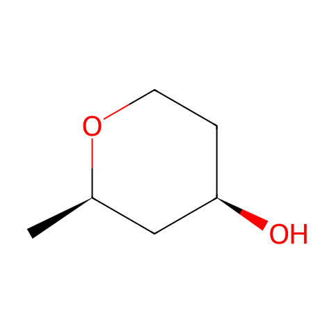 (2R,4R)-2-methyltetrahydropyran-4-ol结构图