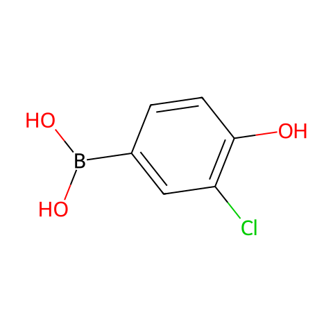 3-氯-4-羟基苯硼酸结构图