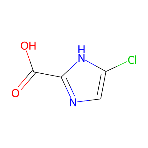 4-Chloro-1H-imidazole-2-carboxylic acid结构图
