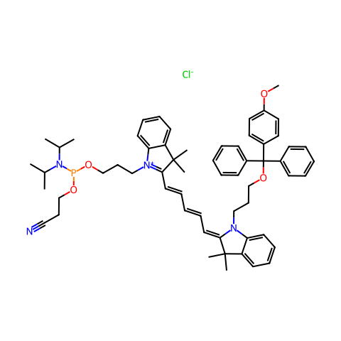 CY5 MMTr 亚磷酰胺结构图