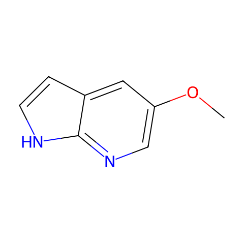 5-Methoxy-1H-pyrrolo[2,3-b]pyridine结构图