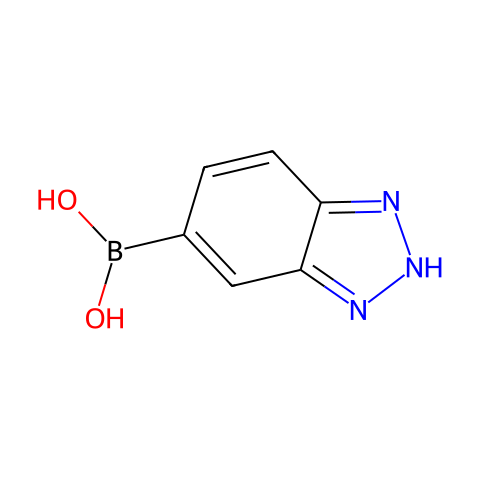 1H-1,2,3-苯并三氮唑-5-基硼酸结构图