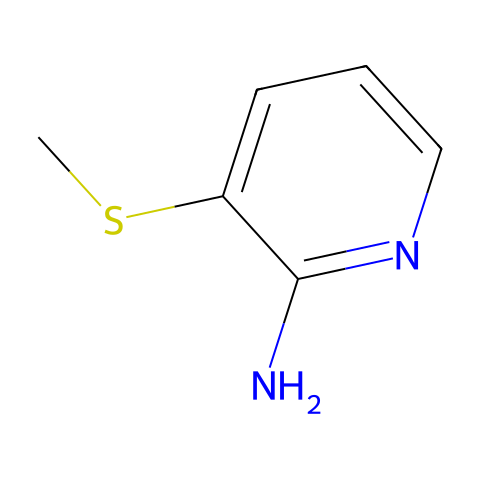 2-Pyridinamine,3-(methylthio)-(9CI)结构图
