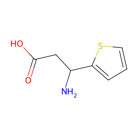 3-氨基-3-(2-噻吩基)丙酸结构图