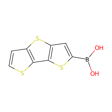 二噻吩[3,2-b:2',3'-d]噻吩-2-硼酸(含有数量不等的酸酐)结构图