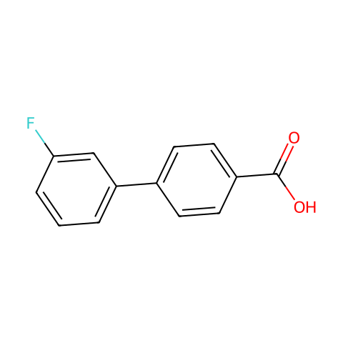 3-氟二苯-4-羧酸结构图