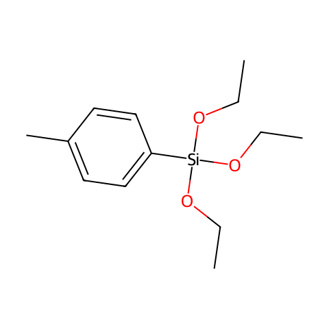 三乙氧基(对甲苯基)硅烷结构图