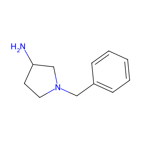 1-苄基-3-氨基吡咯烷结构图