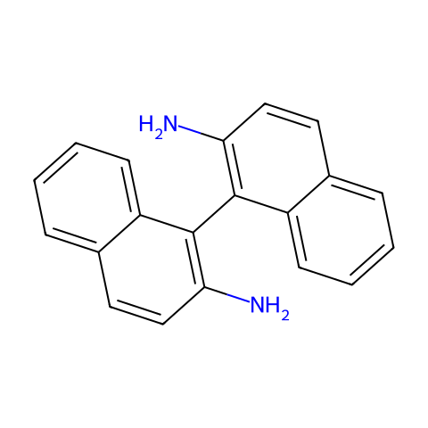 (S)-(-)-1,1'-联-2-萘胺结构图