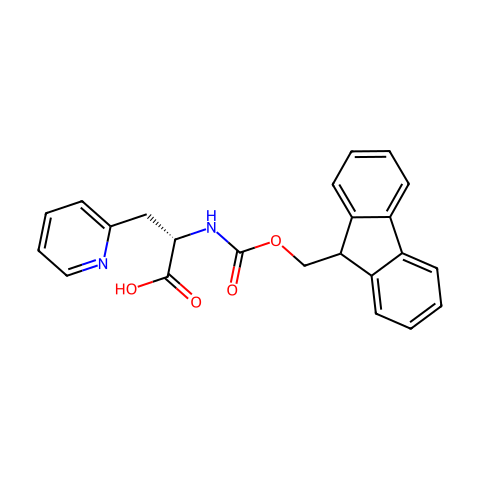 FMOC-L-3-(2-吡啶基)-丙氨酸结构图