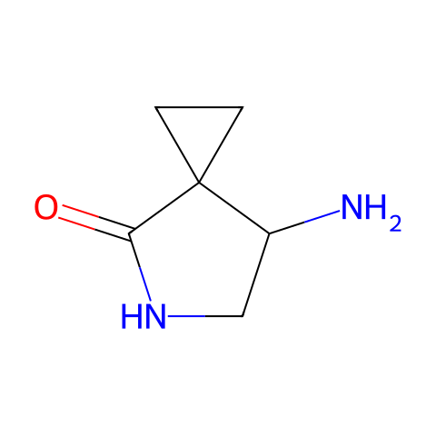 5-Azaspiro[2.4]heptan-4-one,7-amino-(9CI)结构图