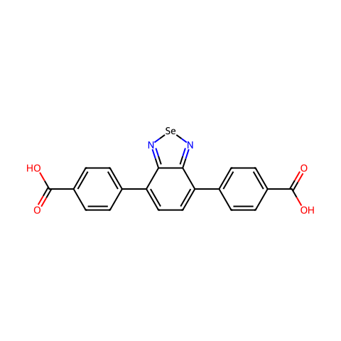Benzoic acid, 4,4'-(2,1,3-benzoselenadiazole-4,7-diyl)bis-结构图