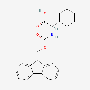 N-FMOC-RS-环己基甘氨酸结构图