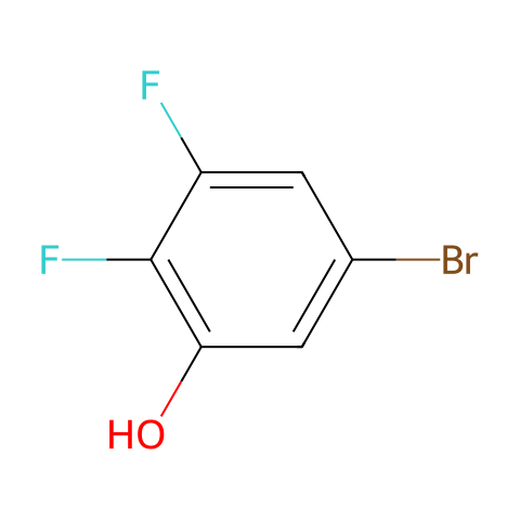 5-溴-2,3-二氟苯酚结构图