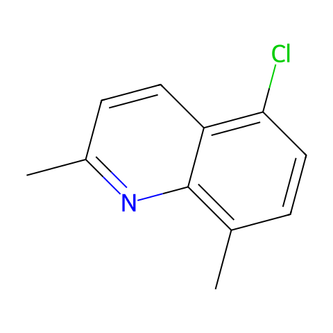 5-氯-2,8-二甲基喹啉结构图