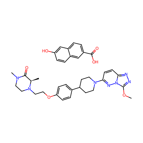 AZD5153 (6-Hydroxy-2-naphthoic acid)结构图