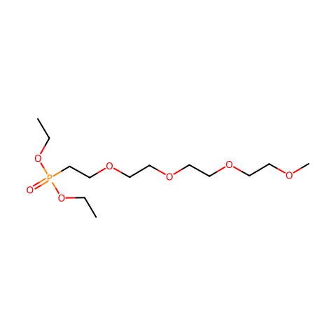 m-PEG4-phosphonic acid ethyl ester结构图
