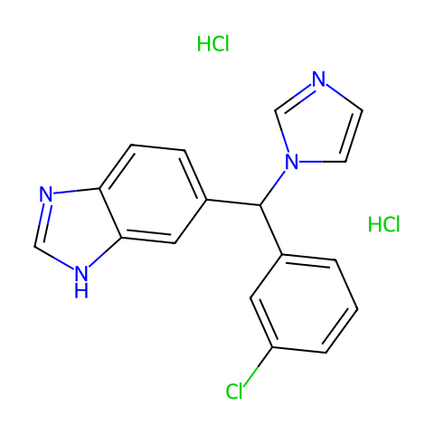 Liarozole dihydrochloride结构图