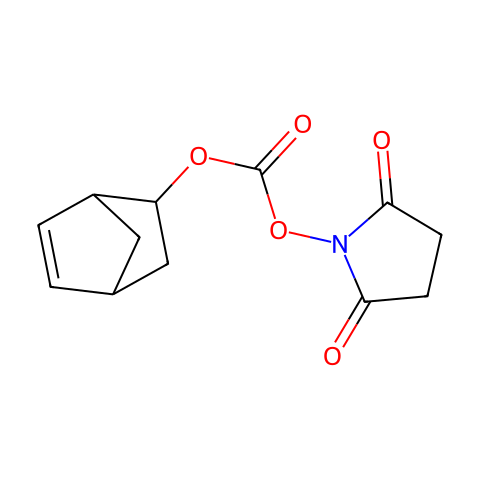 Norbornene-NHS结构图