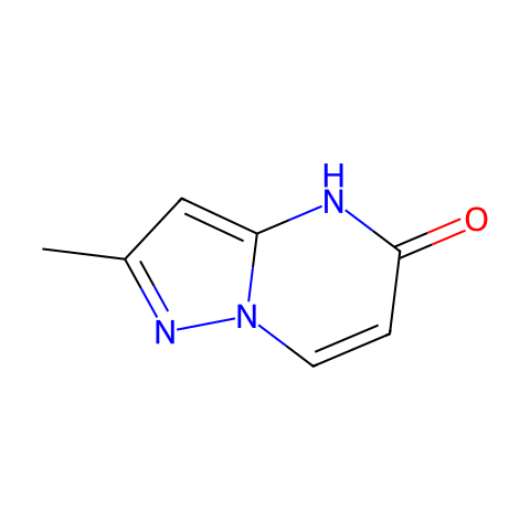 2-甲基吡唑并[1,5-A]嘧啶-5-醇结构图