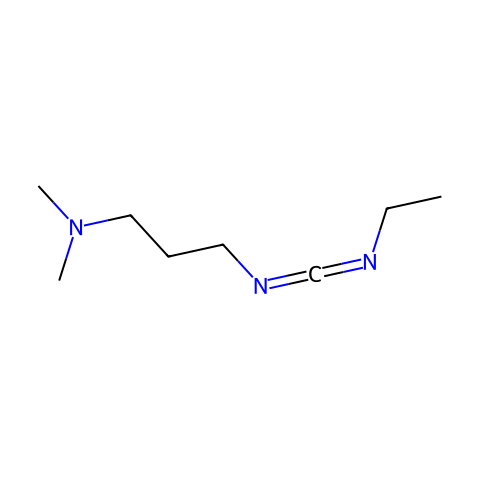 1-(3-二甲基胺丙基)-3-乙基碳二亚胺结构图