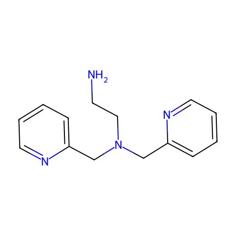N,N-二(2-吡啶甲基)乙二胺结构图