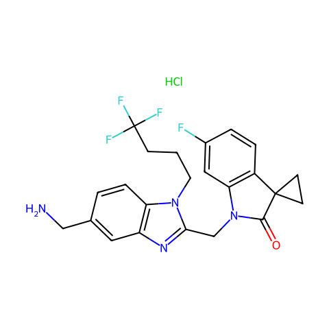 Sisunatovir hydrochloride结构图