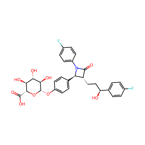 EZETIMIBE PHENEXY GLUCURONIDE结构图