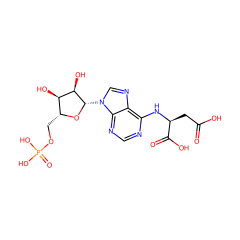 Adenylosuccinic acid结构图