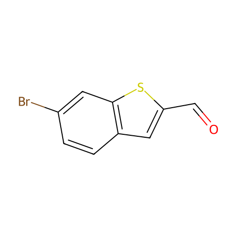 6-溴苯并[b]噻吩-2-甲醛结构图