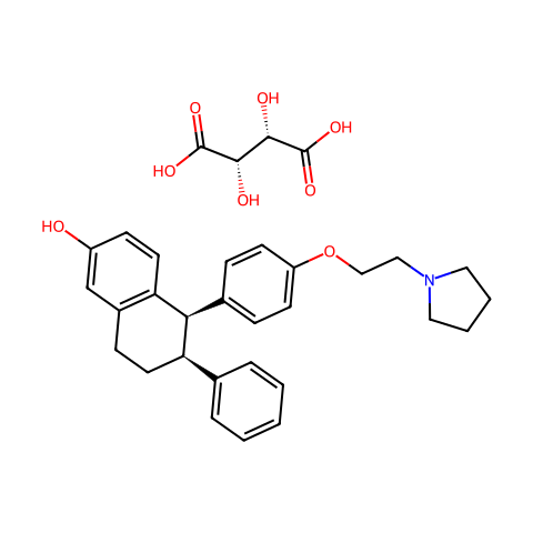 Lasofoxifene Tartrate结构图