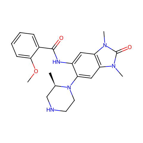 GSK6853,BRPF1溴结构域抑制剂结构图
