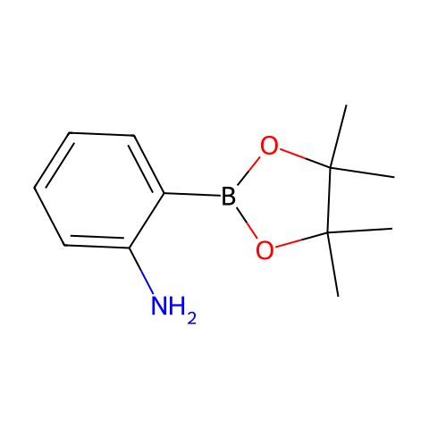 2-氨基苯硼酸频哪醇酯结构图