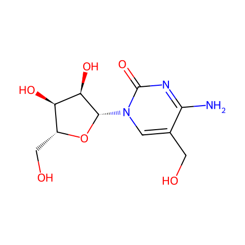 5-Hydroxymethylcytidine结构图