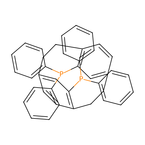(S)-(+)-4,12-双(二苯基膦)-[2.2]-对环芳烷结构图